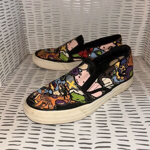 Converse All Star Cartoon Low slip on shoes 100143R Women's 7.5 Mens 6